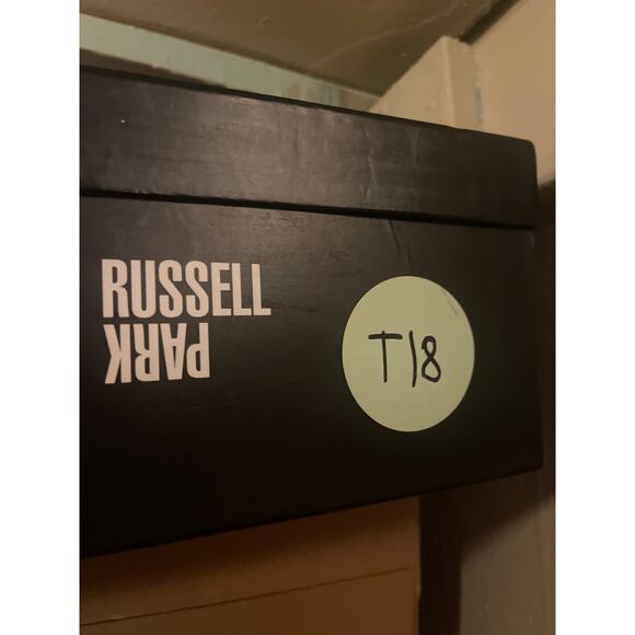 New RUSSELL PARK Oliver Faux Fur-Trim Suede Sneakers in Grey size 11 - Picture 9 of 10